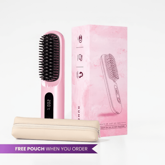 Corvus Portable Straightener Brush - Glide PRO - CorvusCache