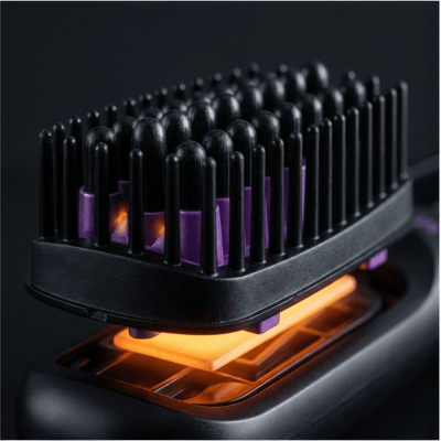 Corvus Portable Straightener Brush - Glide PRO - CorvusCache