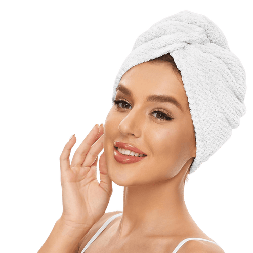 Microfiber Hair Towels (2 Pack)